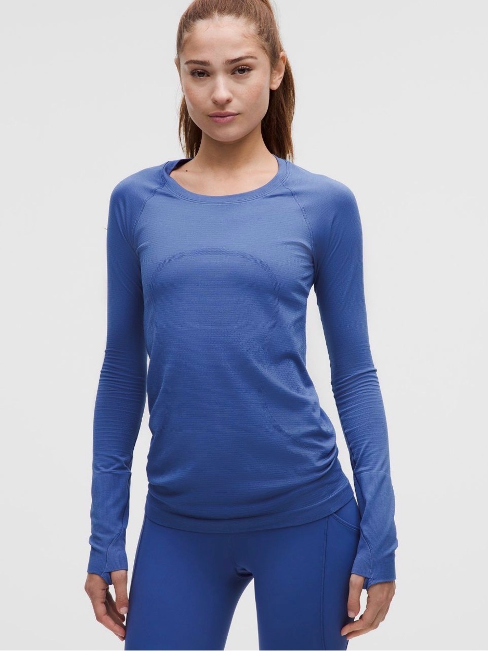lululemon Swiftly Tech Long Sleeve 2.0 Race Brilliant Blue Women’s 14 NWT